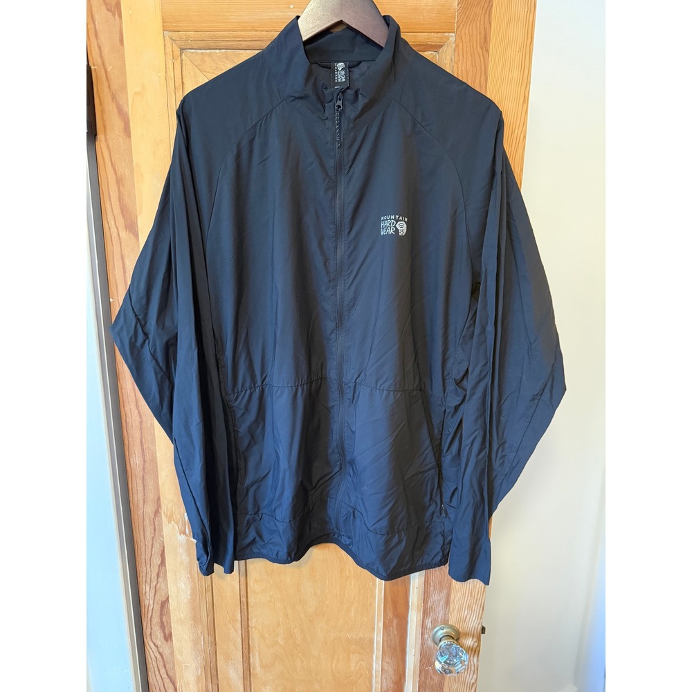 Mountain Hardwear Kor AirShell Windbreaker Jacket Black XL Pertex Quantum Air